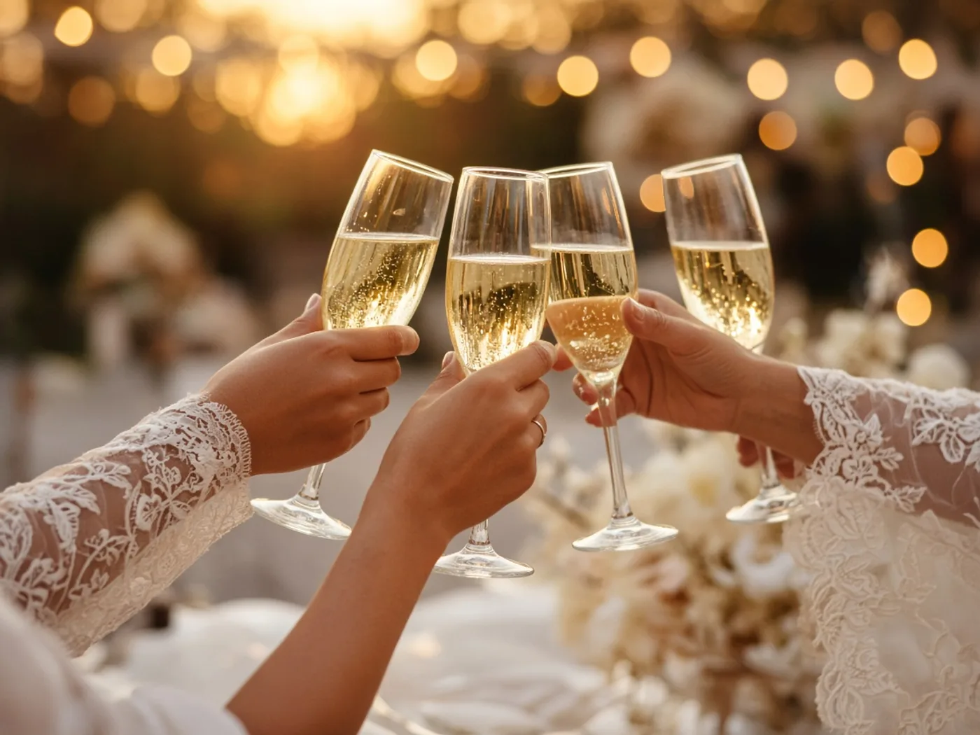 Champagne toast